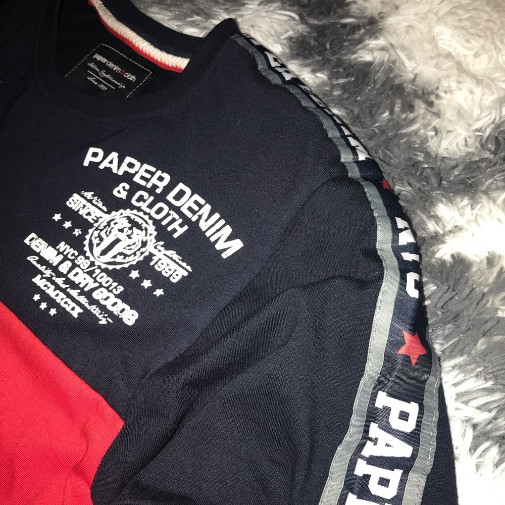 Paper denim shirt